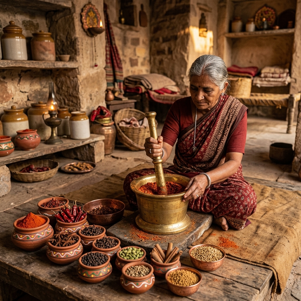 Artisanal Spice Crafting at Chatako